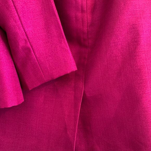 Le Suit Size 16 Magenta Fuschia 2 piece skirt suit set - Picture 11 of 13